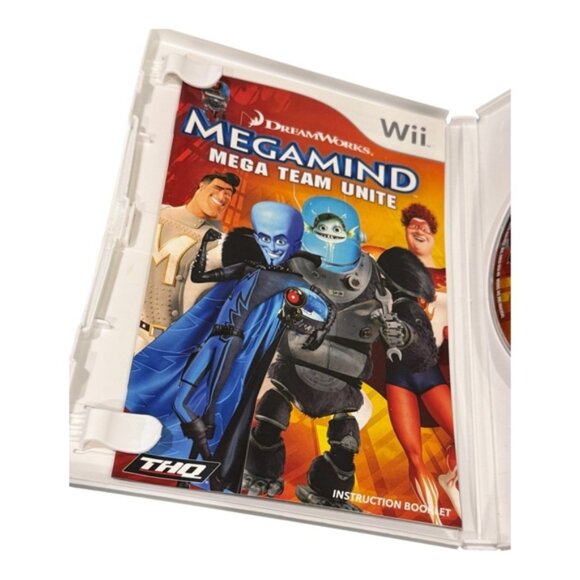 Megamind Mega Team Unite Nintendo Wii Video Game Complete THQ DreamWorks Kids Ac - Picture 5 of 8